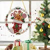 Christmas Ornament Diamond Painting Kit Stocking Gingerbread 9.45x9.45in