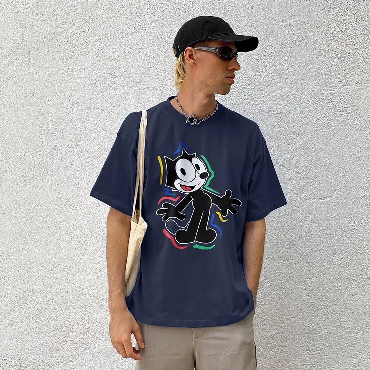 Felix The Cat Printed Men's T-shirt