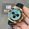 Rolex Cosmograph New Daytona m126518ln-0014 with Turquoise Blue Dial 4131 movement Super clone (Gain weight)
