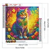 Diamond Painting-DIY Full Round Drill Cat