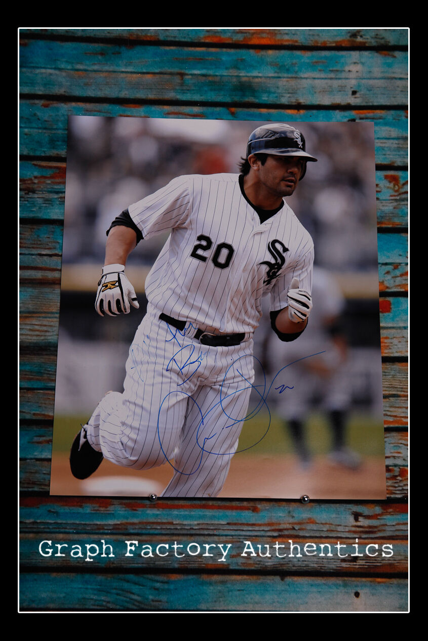 **GFA Chicago White Sox *CARLOS QUENTIN* Signed 16x20 Photo Poster painting AD1 COA**