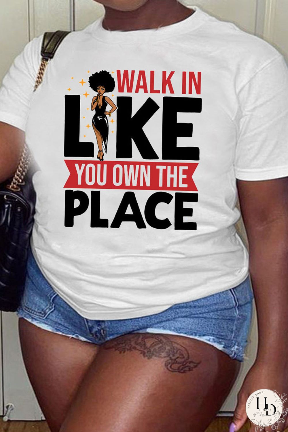 White Green Fashion Casual Print Basic O Neck T-Shirts