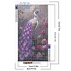 Diamond Painting-DIY Full Round Drill Peacock(70*40 CM)