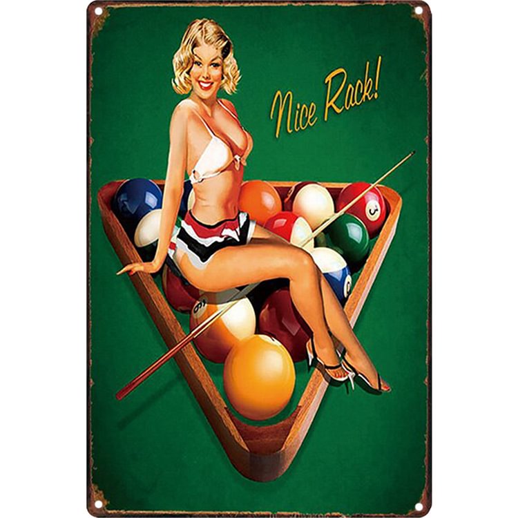 Pool Girl - Vintage Tin Signs/Wooden Signs - 8*12Inch/12*16Inch