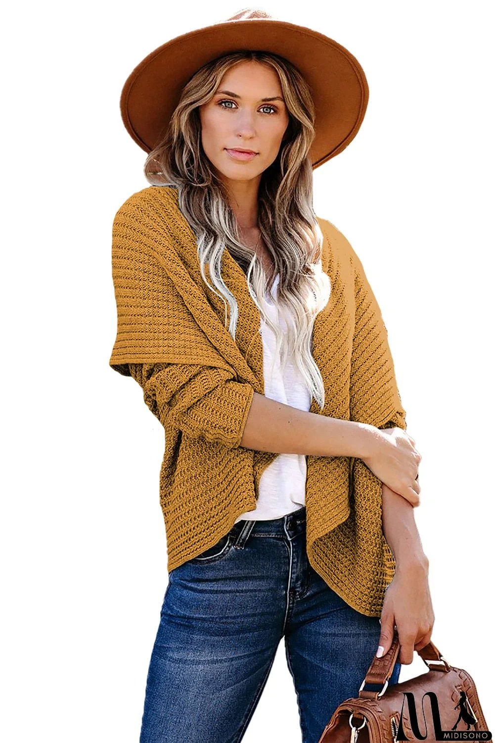 MidiSono - Cashmere Blend Convertible Cardigan