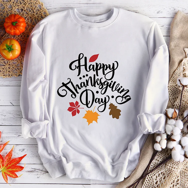 Annaletters-Happy ThankAnnalettersiving Day  Sweatershirt-08173-Annaletters