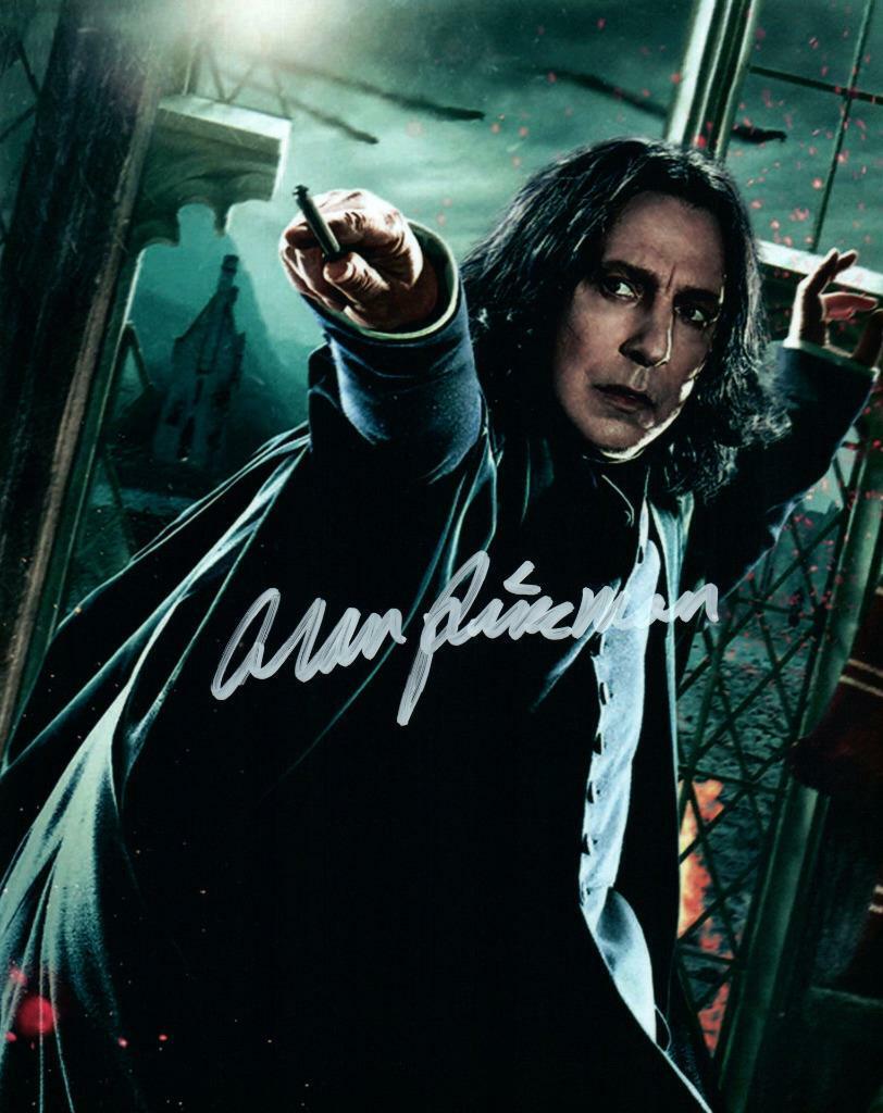 Alan Rickman autographed 8x10 Picture signed Photo Poster painting and COA