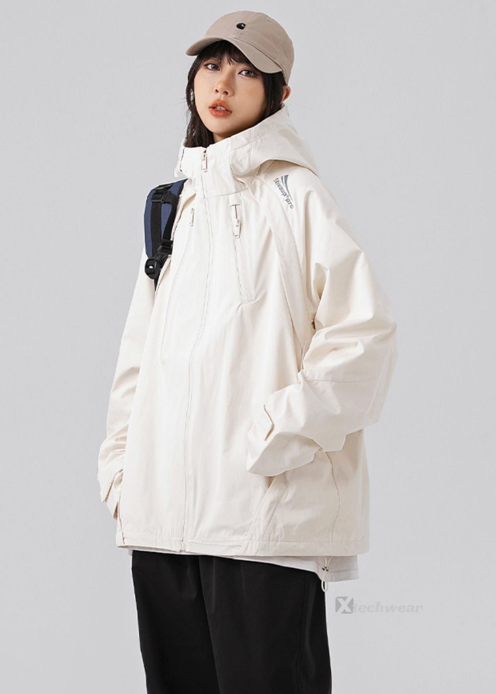 High Neck Hood Jacket Techwear - X techwear-x