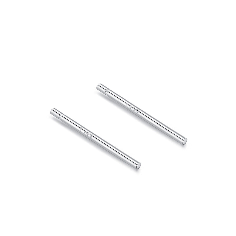 1 Pair 925 Sterling Silver Star Heart Shape Ear Studs