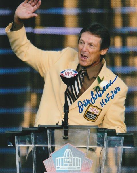 DICK LEBEAU Signed Pittsburgh Steelers Lions 8 x 10 Photo Poster painting Autographed