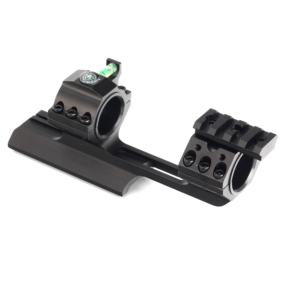 ohhunt ®25.4mm 30mm One Piece Rifle Scope Mount Top Mount Rail With Compass and Bubble Level For Picatinny Rail