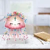 Marine Animal Special Shaped Diamond Painting Tabletop Ornaments Kit (Jellyfish)