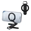 For Magsafe Foldable Magnetic Phone Holder 360 Rotation Cell Phone Stand with 1/4in Threads & Hook for iPhone 17 16 15 14 13 12 Pro Max