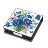 Animals Leather Diamond Art Note Box with 160 Sheets of Paper for DIY Art Craft
