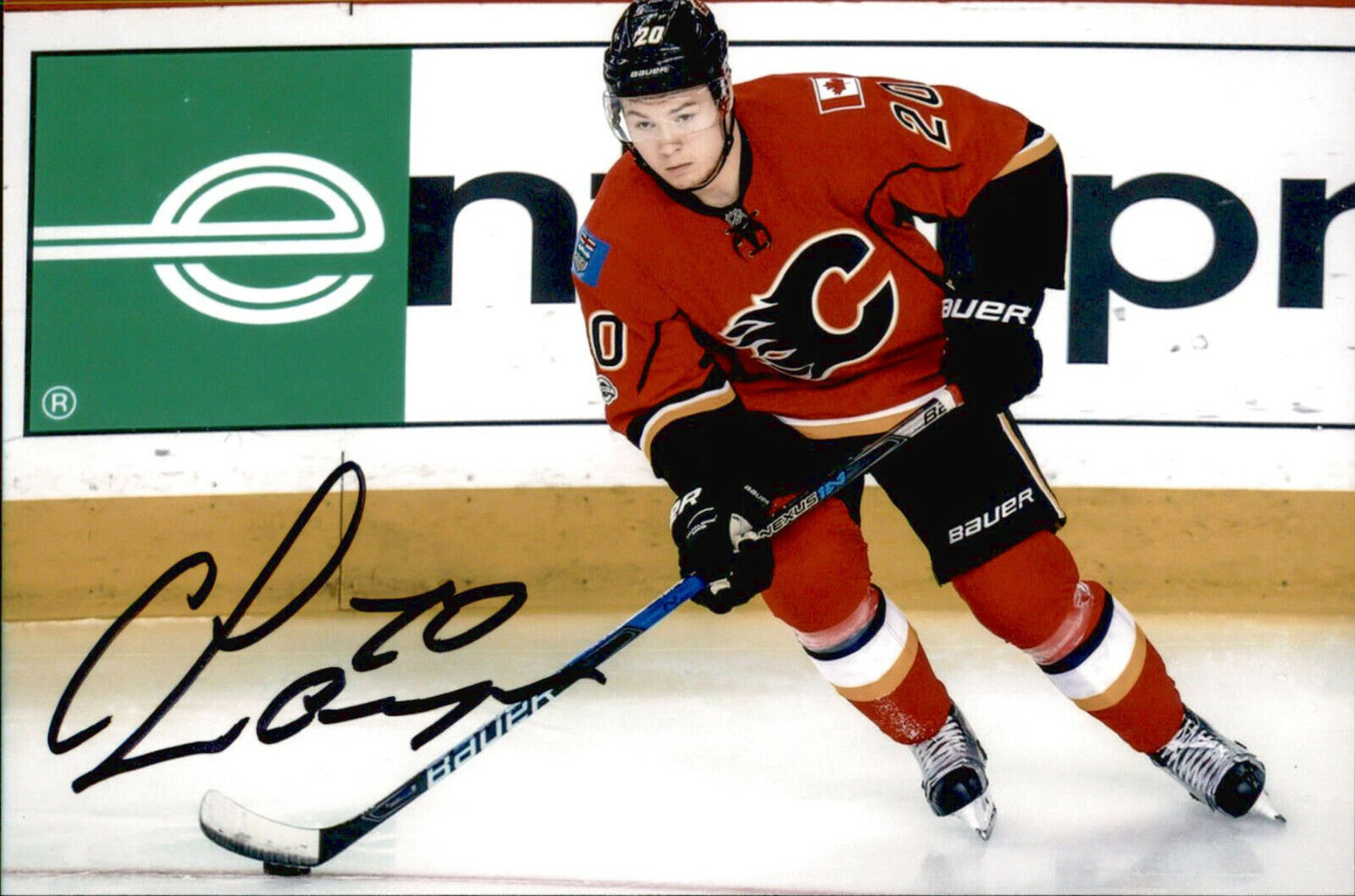 Curtis Lazar SIGNED autographed 4x6 Photo Poster painting CALGARY FLAMES #5