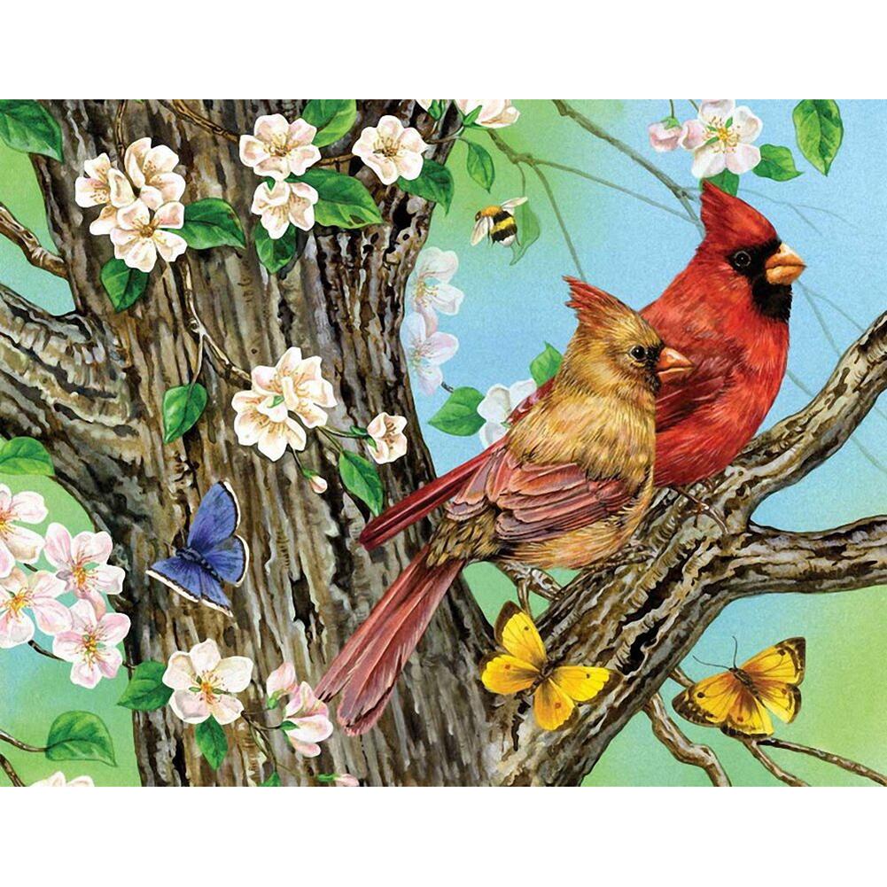 

Tree Birds - Round Drill Diamond Painting - 40*30CM, 501 Original