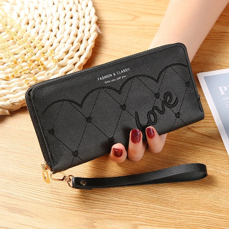 Small Handbags for Women Fashion 2022 Trend New Wallets Pure Color Wool Ball Bow Clutch Bag Women's Long Bag Card Bag Coin Purse