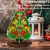 Diamond Painting Double Sided 3D Red Christmas Tree Tabletop Ornaments Kits