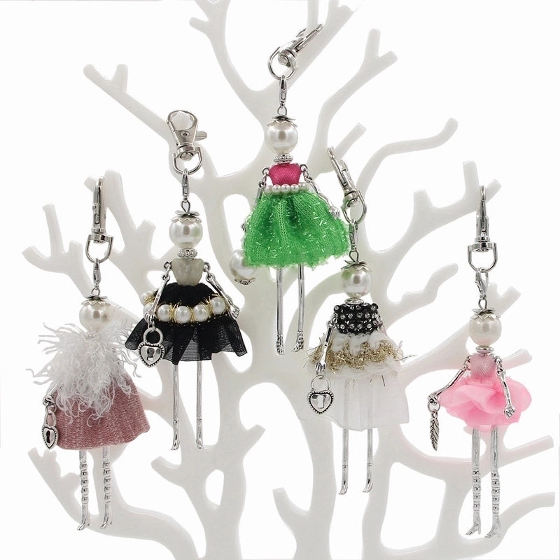 Casual Cartoon Alloy Bag Pendant Keychain