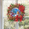 Kit de pendentif 2D &agrave; peinture acrylique 2D pour la maison du village de No&euml;l