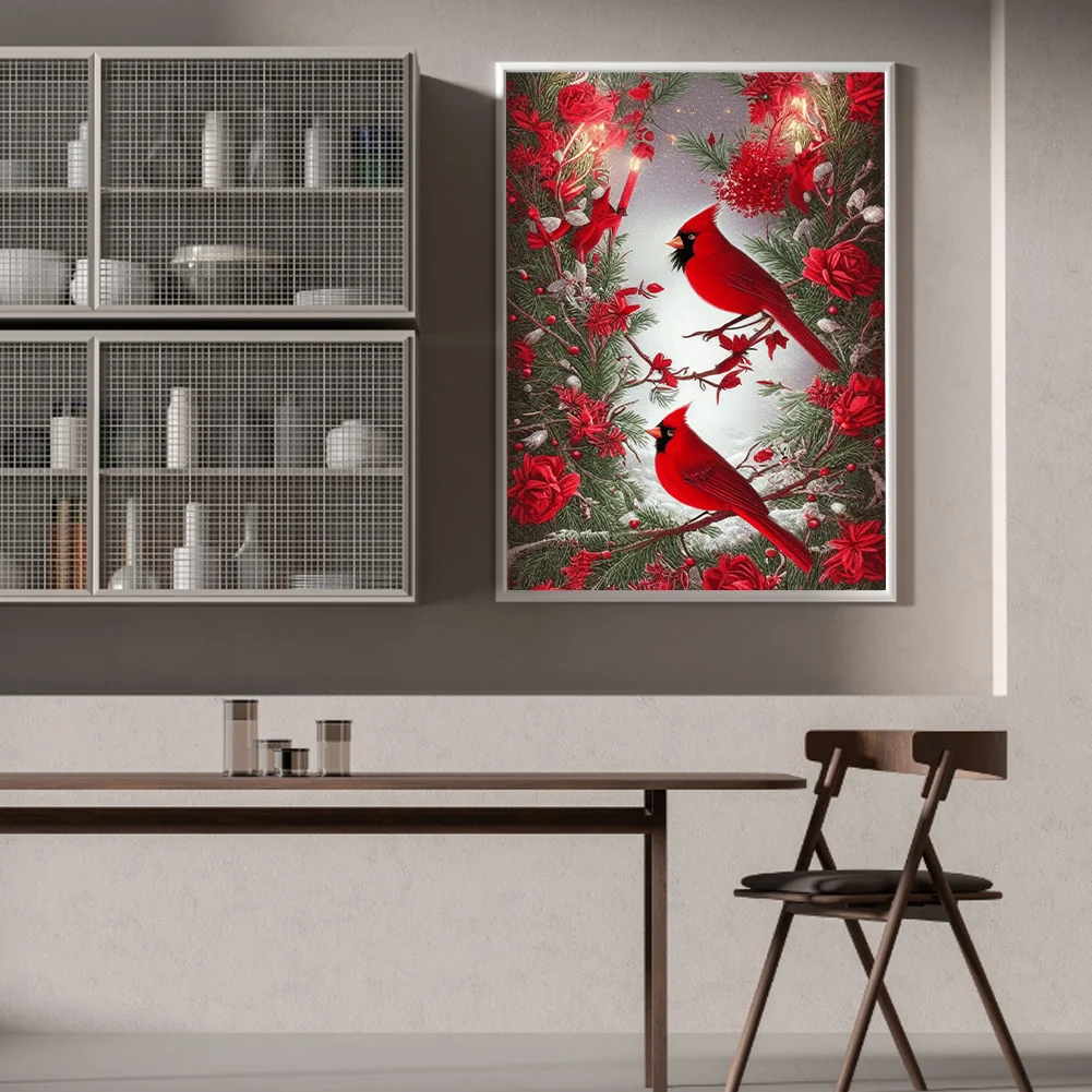 Diamond Painting - Full Round Drill - Cardinal(Canvas Size|30*40cm)