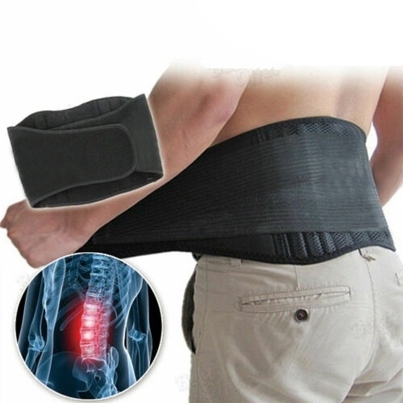 Likron Watches Adjustable Self-Heating Lumbar Support Belt for Back Pain Relief Posture Correction
