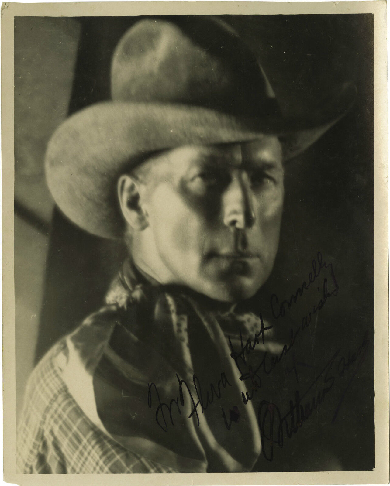 WILLIAM S HART Signed Photo Poster paintinggraph - Film Star Actor / Cowboy - preprint