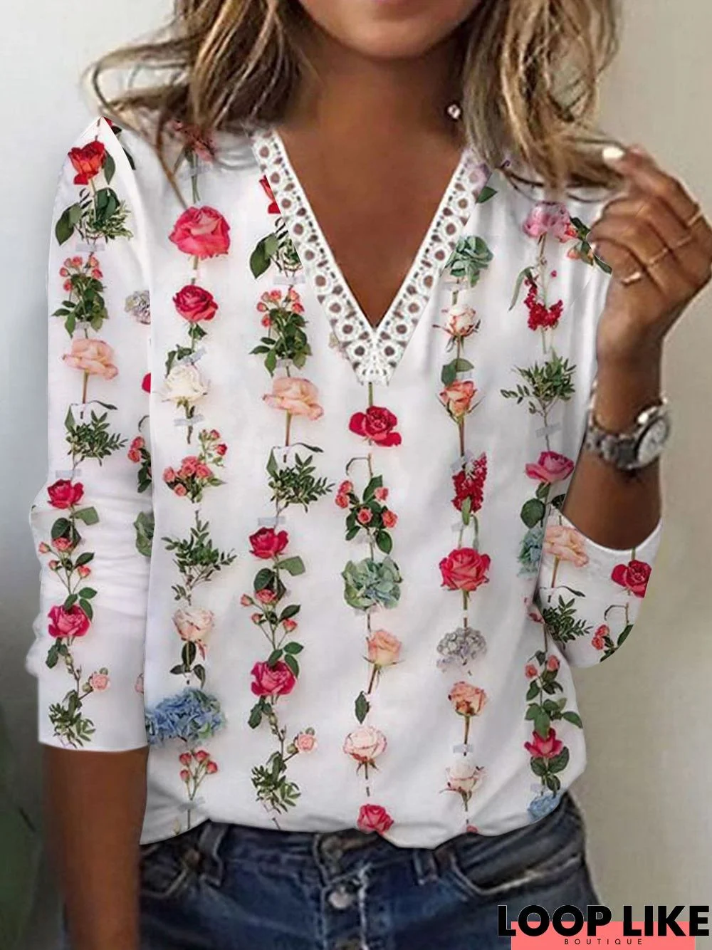 Floral Casual T-Shirt