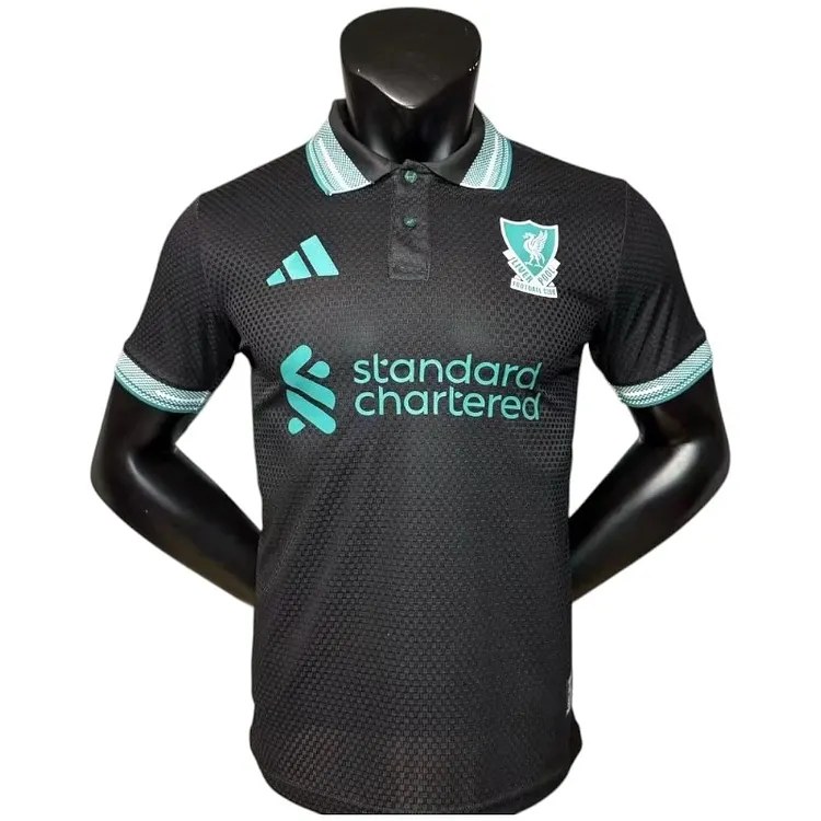 Player Edition - Liverpool 25/26 Black Polo Shirt