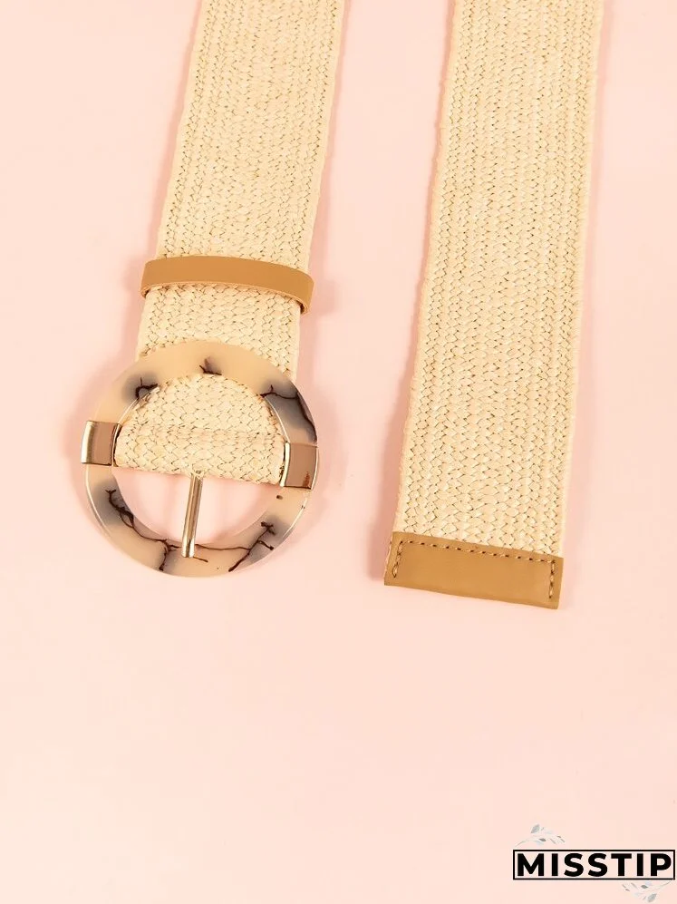 Round Buckle Belt