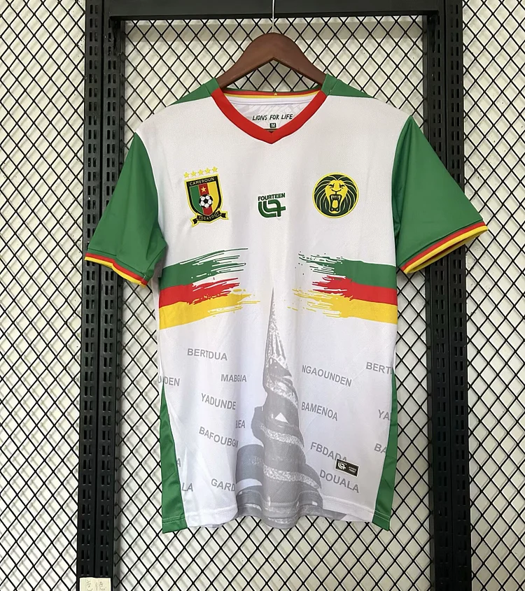 2025-26 Cameroon White - Jersey - Fan Edition