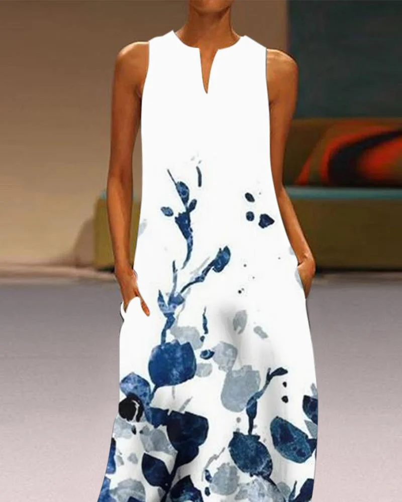 Artistic Print Dress