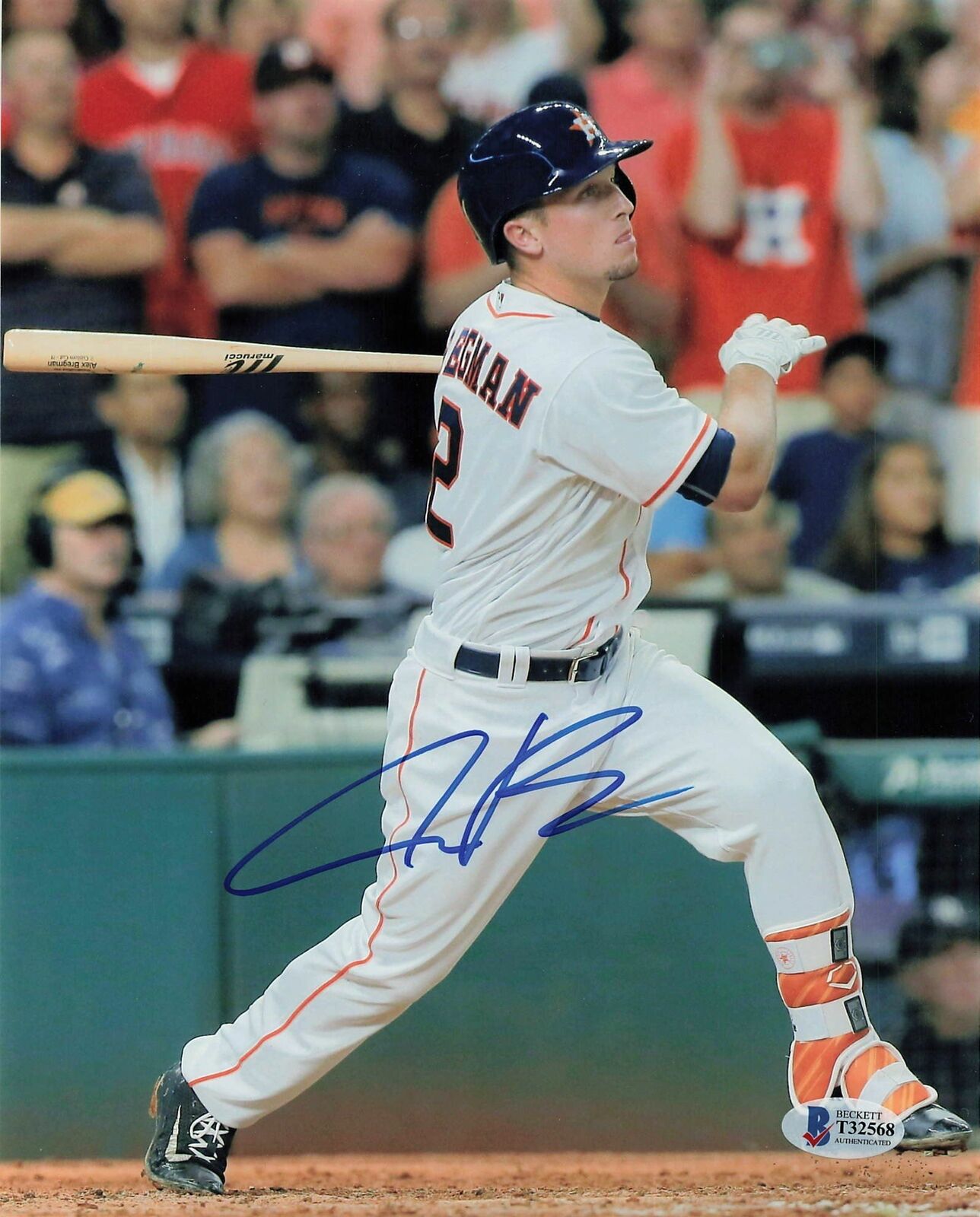 Alex Bregman signed 8x10 Photo Poster painting Beckett BAS Houston Astros Autographed