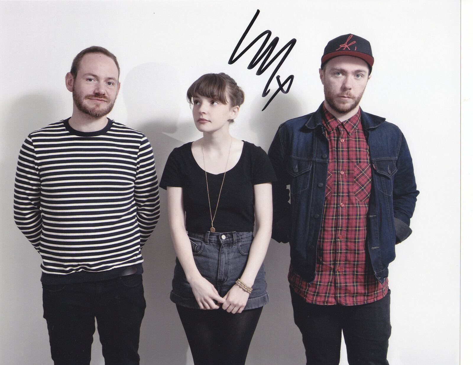 LAUREN MAYBERRY SIGNED AUTOGRAPH CHVRCHES MUSIC 8X10 Photo Poster painting PROOF #2