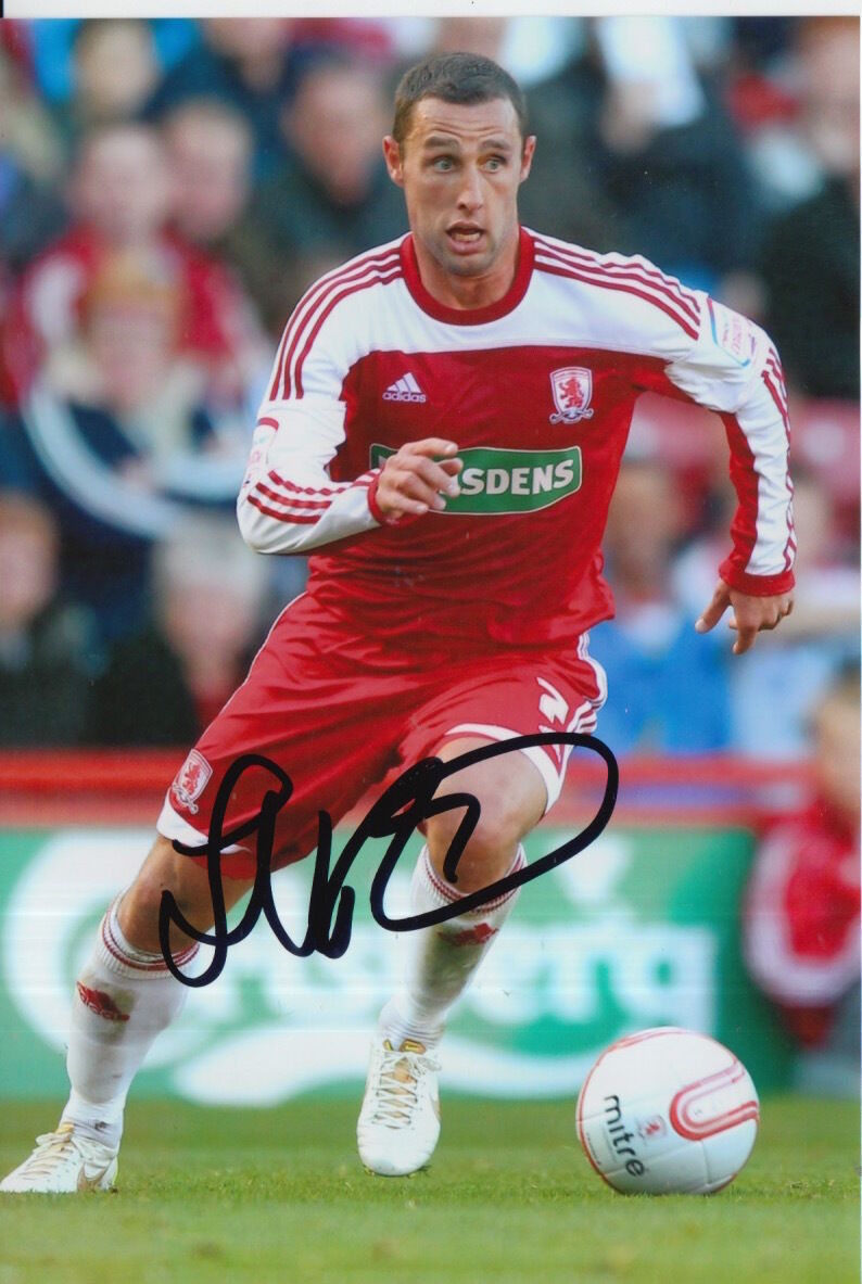 MIDDLESBROUGH HAND SIGNED SCOTT MCDONALD 6X4 Photo Poster painting 1.