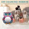 Owl Diy Dot Diamond Vanity Mirror