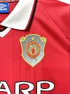 1999/2000 Retro Long Sleeve Manchester United Home Football Shirt 1:1 Thai Quality