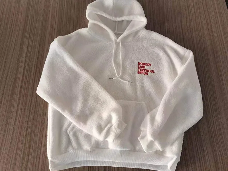 Hoodies Sweatshirts Women Autumn Winter Lamb Wool Hoodies Oversize Pullover Velvet Thicken Warm Hoodie Sweatshirts Streetwear