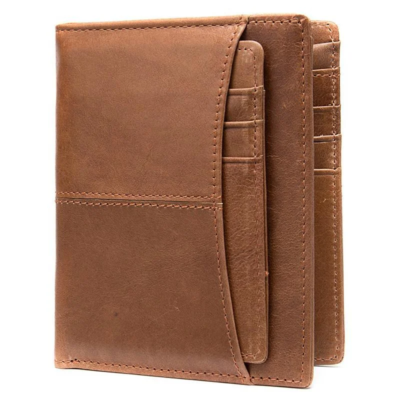Men's Retro Style Casual Multi-Card Leather Mini Wallet