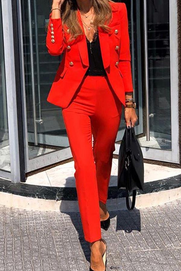 Two-piece All-match Casual Suit
