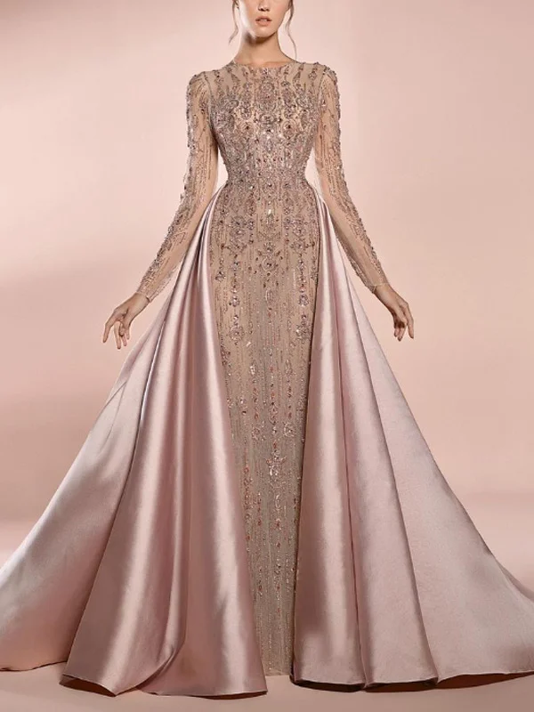 Beaded Simple Exquisite Women's Gowns