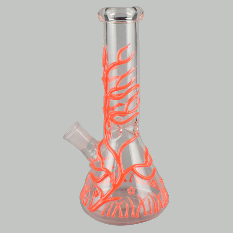 9" New Oil Rigs Glass Bongs  Beaker Water Pipe  Perc Percolator