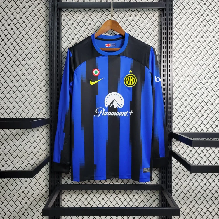 2023/24 Inter Milan Home Long Sleeve Shirt