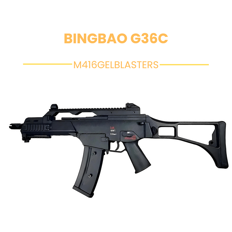 BingBao G36c Gel Blaster – 25m Range Electric SMG