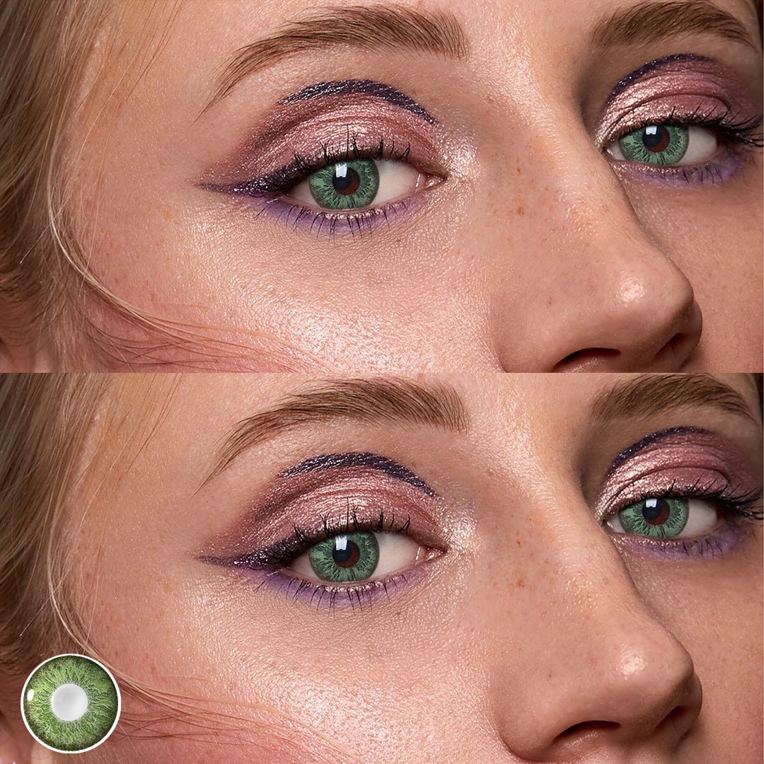 Cocktail Mint Julep Green Yearly Colored Contact lens 14.2mm