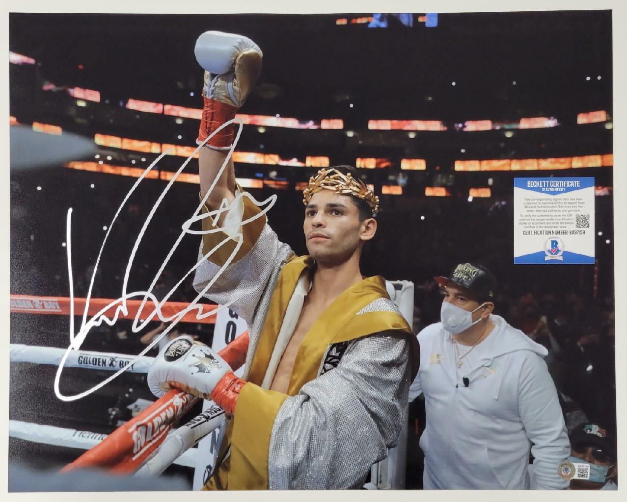 Kingry Ryan Garcia signed 16x20 Photo Poster painting Boxing Autograph (C) ~ Beckett BAS COA