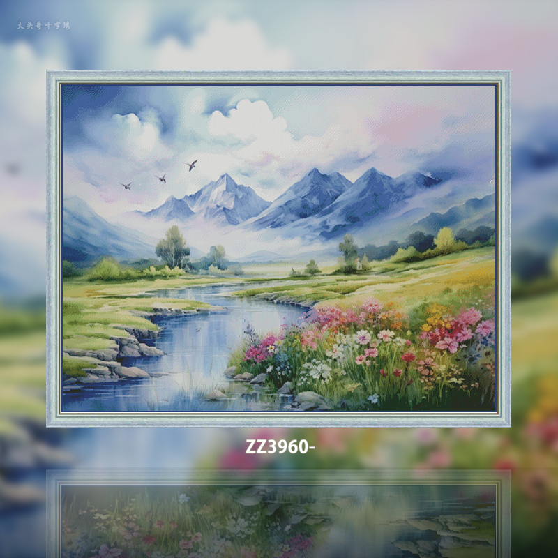 [ZZ3960-Yuanshan Rudai]  Painting Fairy Cross Stitch