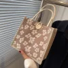 Lovely Flower Decal Tote Shopping Lunch Gift Bag
