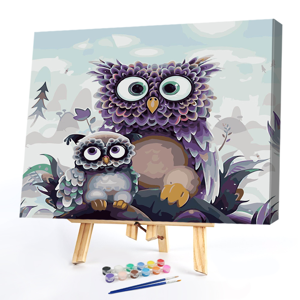 

40*50CM - Paint By Numbers - Goofy Bird, 501 Original
