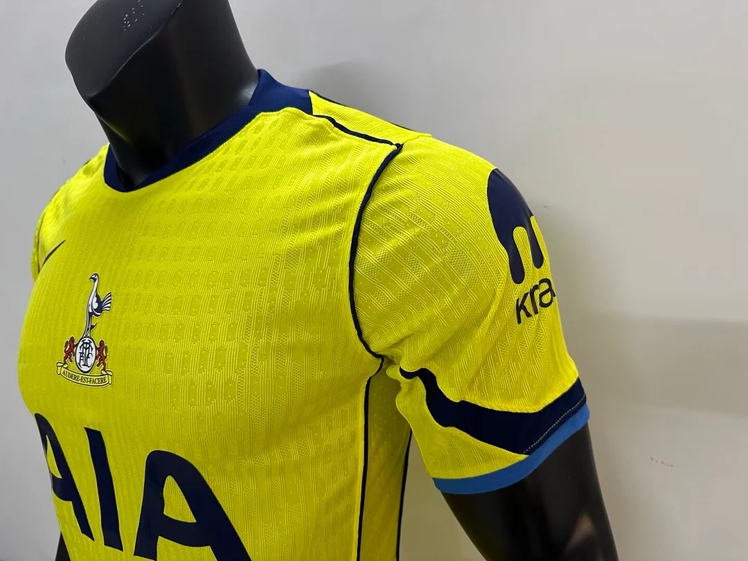 25/26 Tottenham Third Away Player Version Men's Football T-Shirt 1:1 Thai Quality